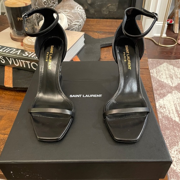 **YSL OPYUM** BLACK HEELS** VERY HARD TO FIND** - Picture 5 of 8